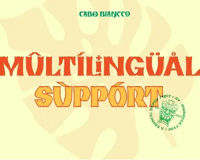 CABO BLANCCO font