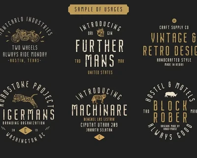 Nordin Vintage Font Family