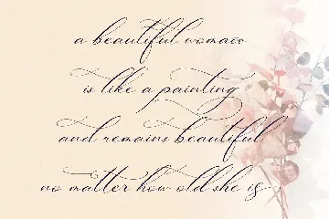 Berlishanty Calligraphy Beautiful Script font