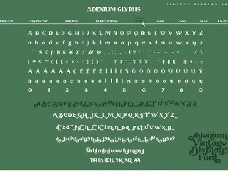 Adenium font
