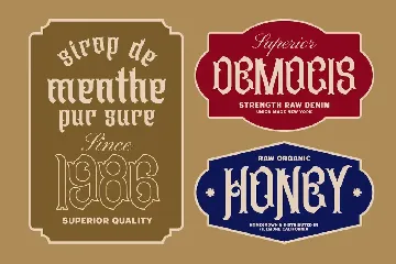 Gieniob - Vintage Font