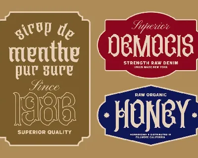 Gieniob - Vintage Font