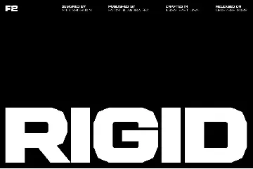 Rigid Display Sans Serif Font Family