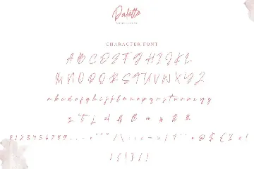 Palette | Monoline Signature Font