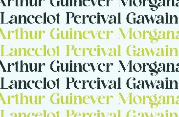 Ganos - A Modern Display Font