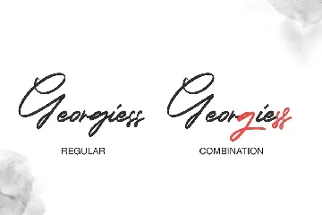 Georgiess Signature | Elegant Signature Font