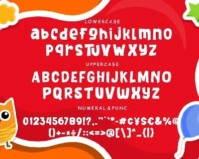 Little Queen Fun Children Typeface font