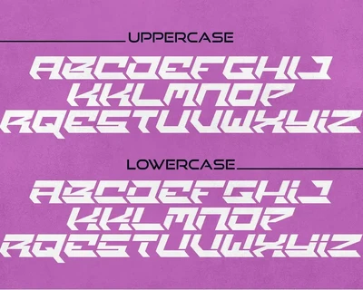 Nighty Racer - Futuristic Racing Font