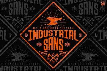 Industrial Sans font