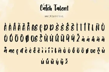 Catch Talent | Modern Handwritten Font