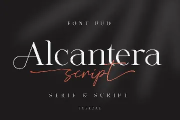 Alcantera Font Duo