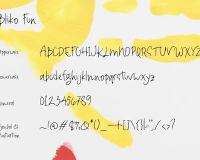 Bliko Fun Font