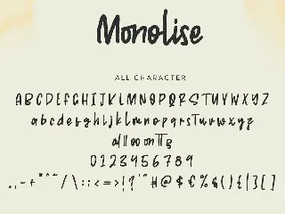 Monolise | Amazing Monoline Font