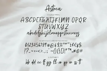 Astrea - Handwritten Font