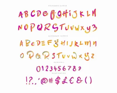 Candy Color Font