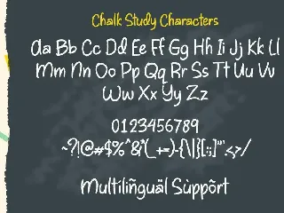 Chalk Study Education font