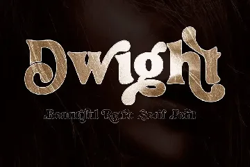 Dwight Serif two Variant font