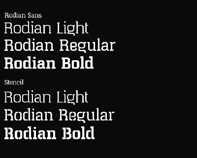 Rodian Serif font