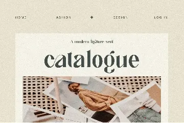 Galin Ligature Serif Typeface font