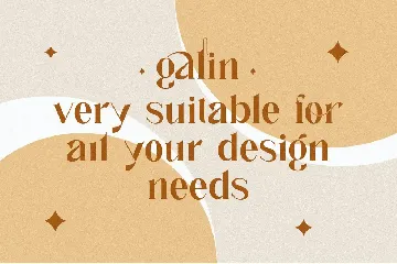 Galin Ligature Serif Typeface font