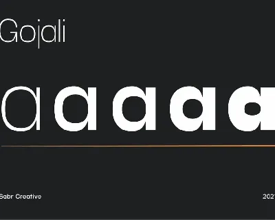 Gojali - Variable Font