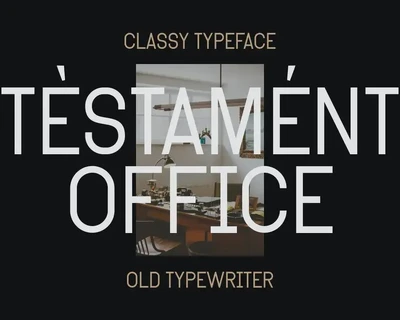 Tensile - Classic Typewriter font