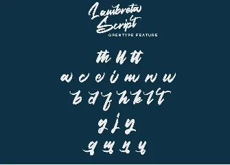 Lambreta Script Font