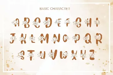 Brown Monogram Font