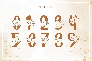 Brown Monogram Font