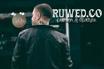 Ruwed font