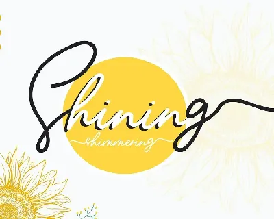 Sunflower | Freehand Signature Font