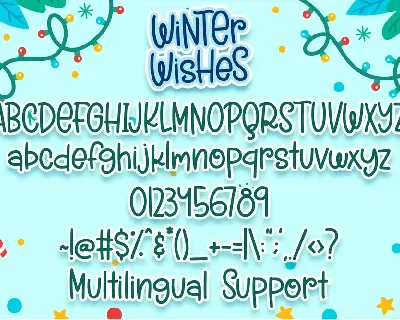 Winter Wishes font