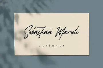 Wanted Signature font