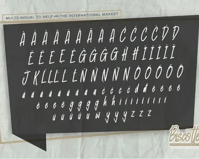 Biscotte - Natural Handwritten  Font