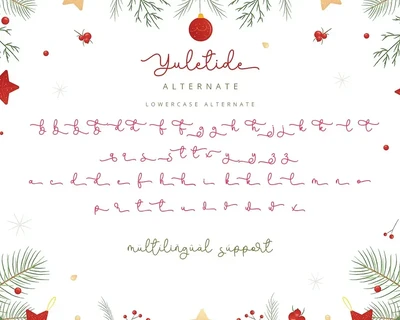Yuletide font