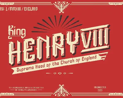 England font