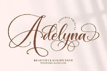 Adelyana Script Font