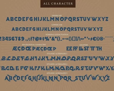 The Brezhol | Classic Vintage Font