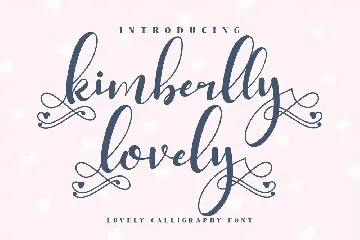 Kimberlly Lovely Script font