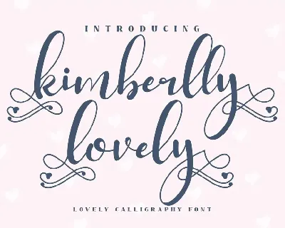 Kimberlly Lovely Script font