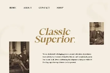 Amsterdam Serif - Luxury Business Font