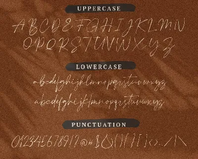 Plumrose Signature font