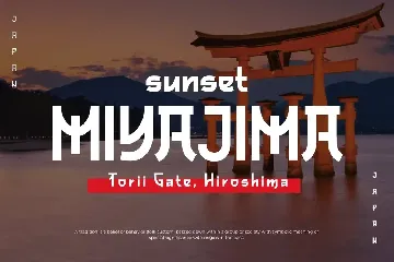 SAMENT â€“ Japanese Style Font