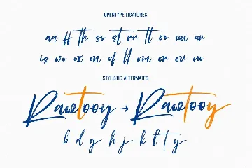 Ronny Catuss Signature Brush Font