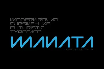 MBF Manata font