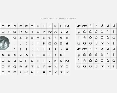 MBF Manata font