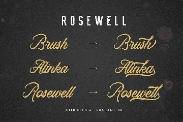 Rosewell font