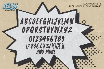 Really - All Caps Hand Drawn Typeface font