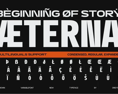 Meltbrown - Modern Industrial Font