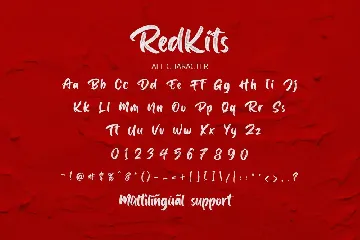 RedKits-Beautiful Brush Font